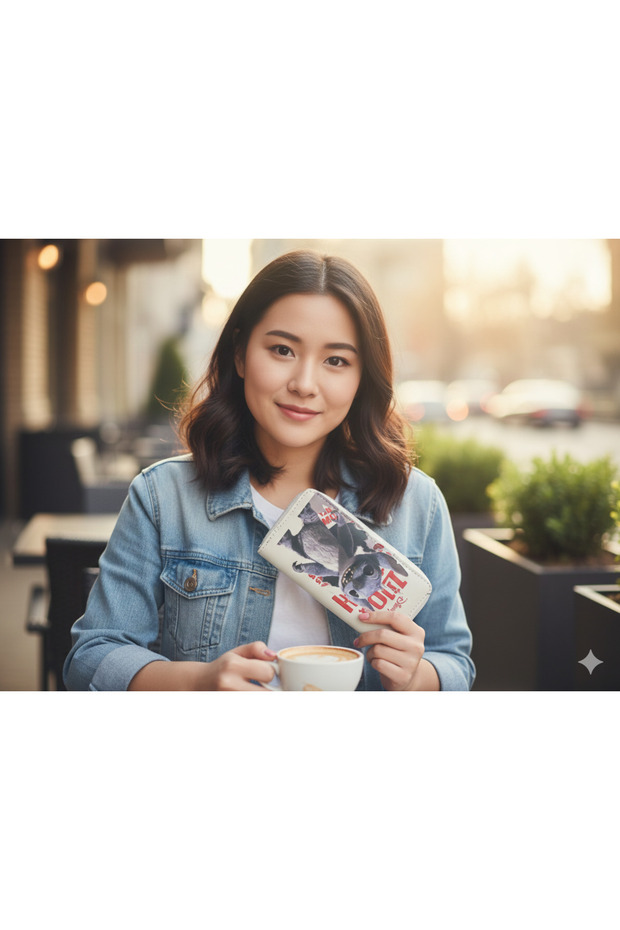 A wallet with a fun character print for lovers of unique style. - 1