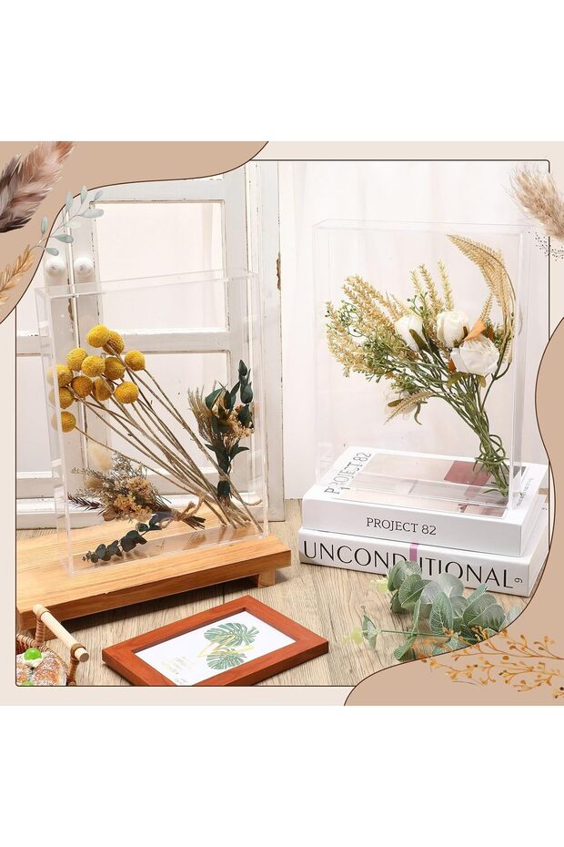 Clear Acrylic Shadow Box Frame (9 x 12'') - DIY Memory Display - 5