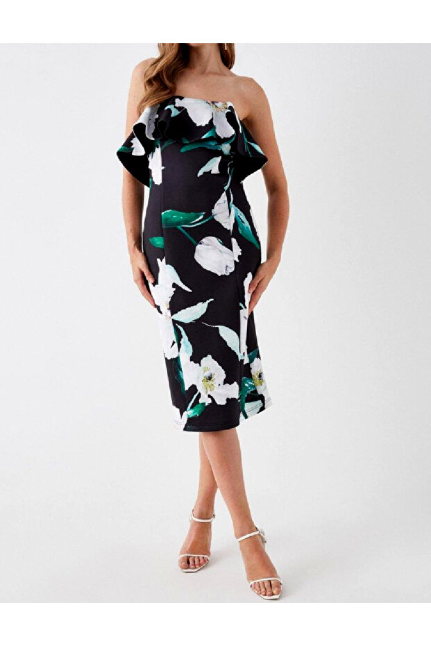 Rochie medie, Negru