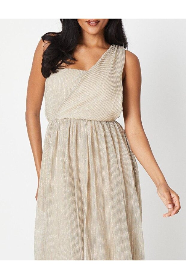 Rochie lunga, Crem - 2