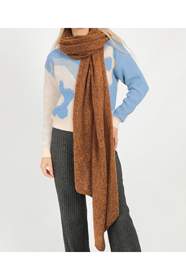 Scarf, Brown - 1