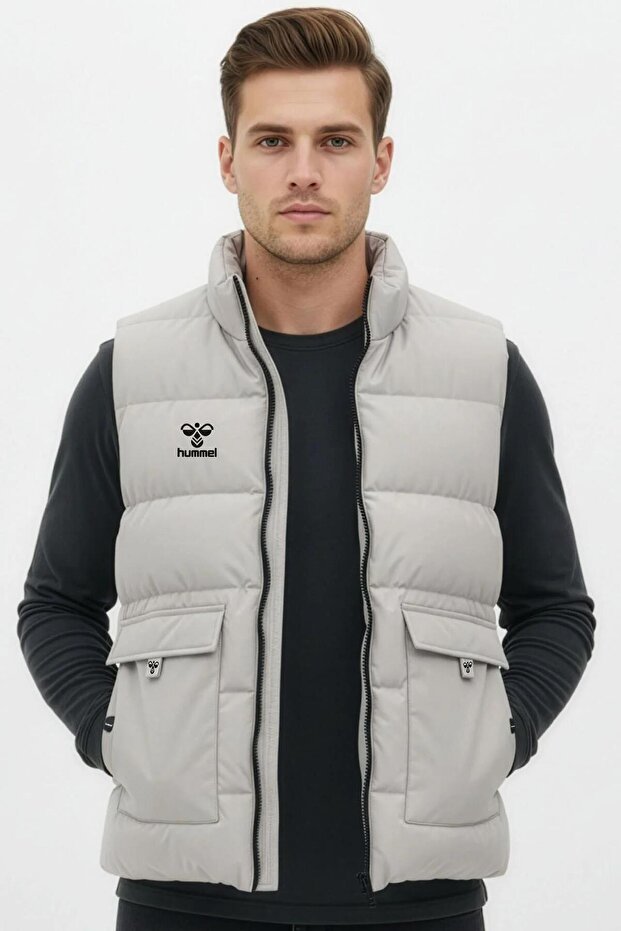 Line Şişme Yelek Bej - 1