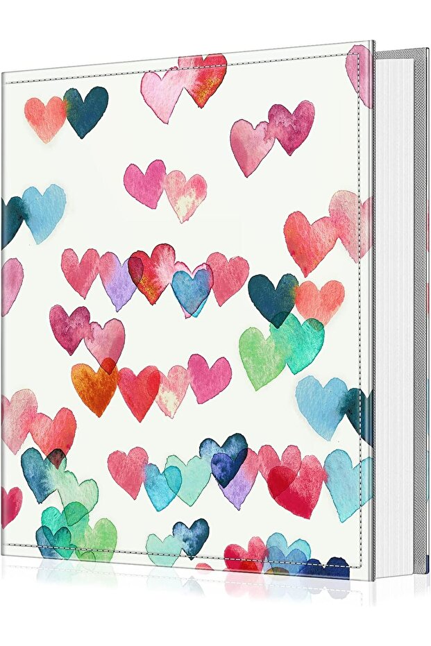 Photo Album 4x6 - 600 Pockets (Raining Hearts)