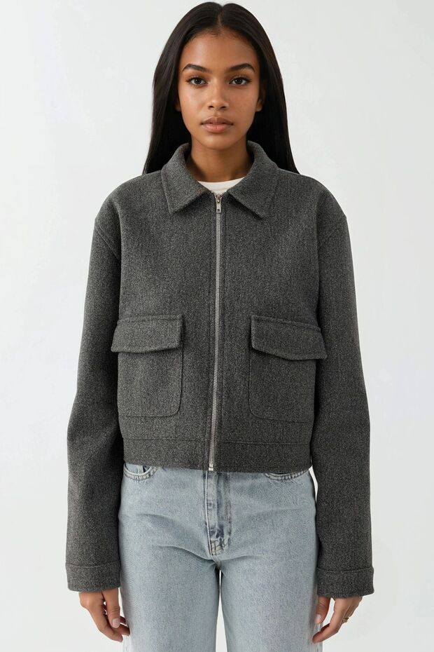 سترة قصيرة بسحاب - 6