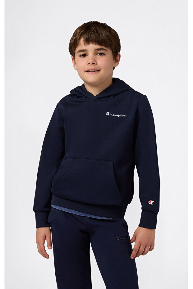 Hooded Sweatshirt Children's Navy Blue Sweatshirt - 307311-Bs501