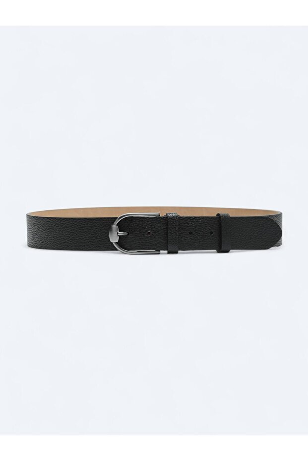 Siyah Deri Kemer - 1