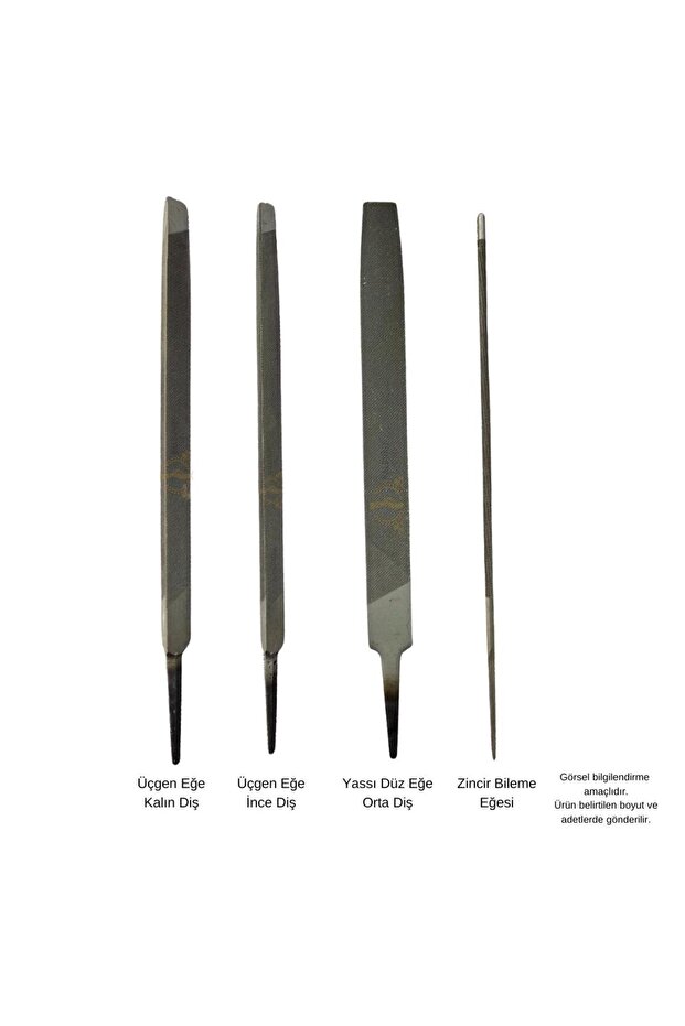 Üçgen Eğe Regular Kalın Dişli 7" - 180 mm. - 1 Adet - 5