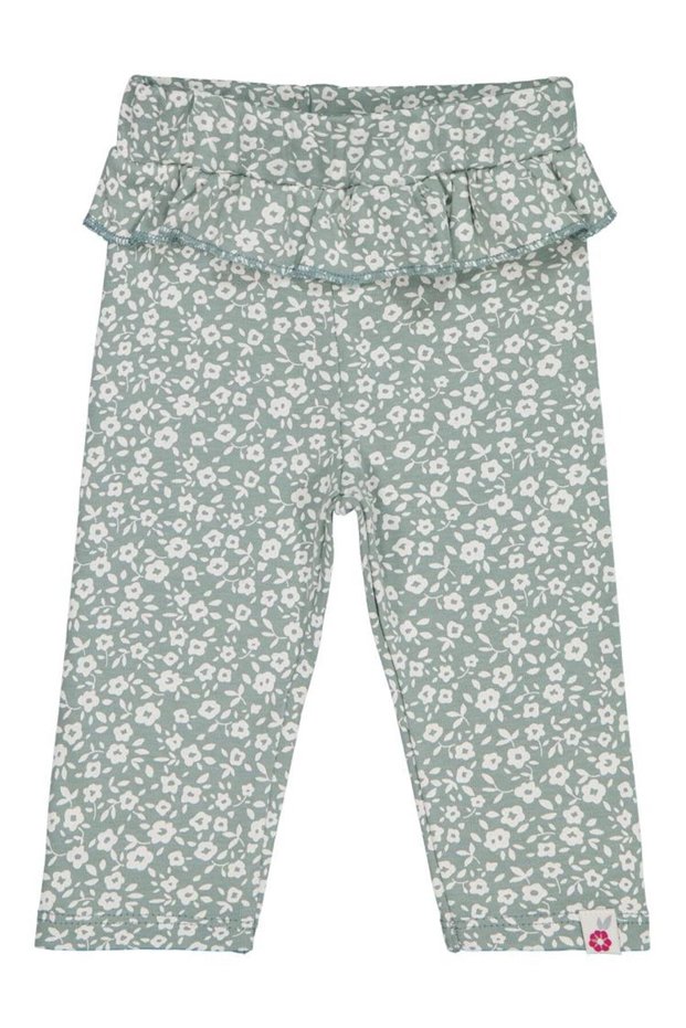 Flower Embroidery 6-18 Months Single Bottom Baby - Green 6-9 Months