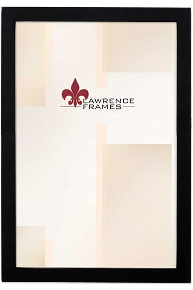 Black Wood Picture Frame, Gallery Collection, 8 by 12-Inch