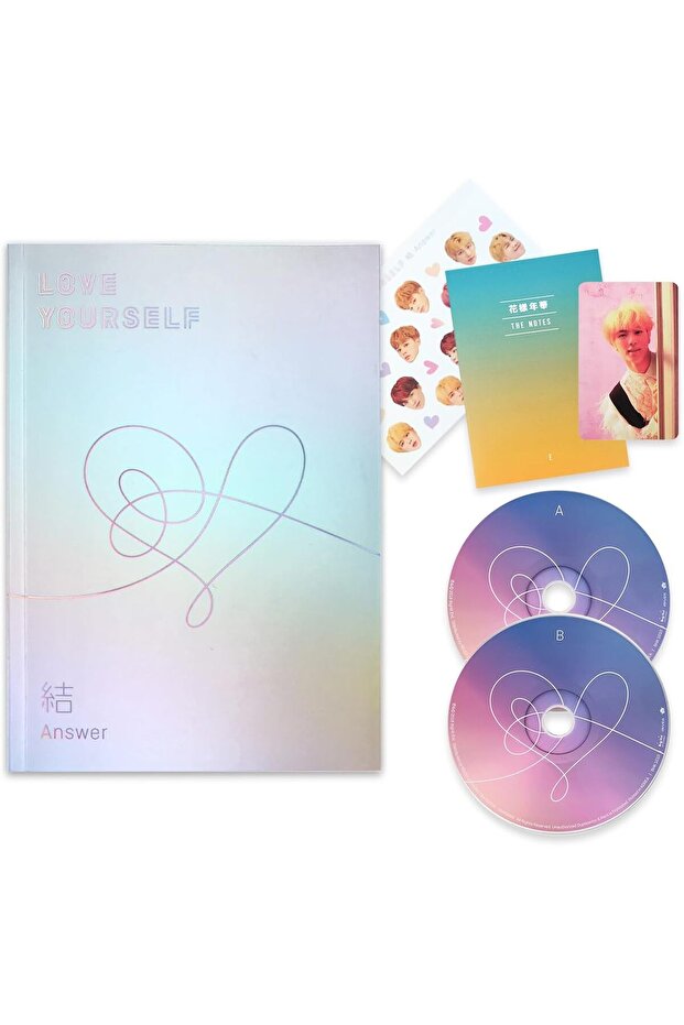 LOVE YOURSELF 結 ANSWER [E ver.] 2CD + Photobook + Mini Book + Sticker Pack + 1 Hand Mirror + 5 Ext