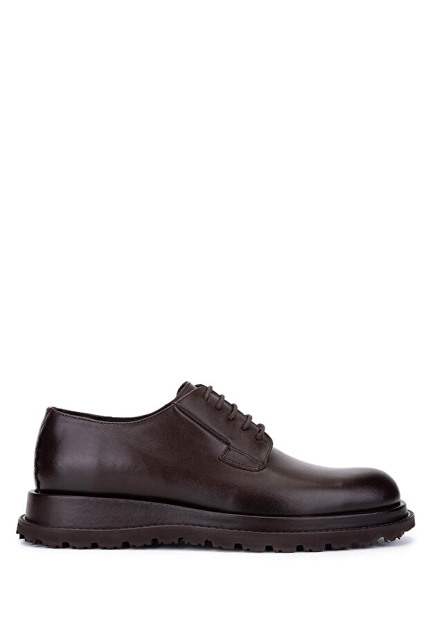 Men's Genuine Leather Brown Casual Shoes