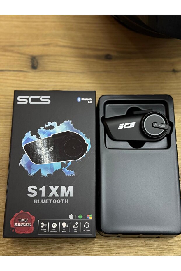 RAPID 2 RACE MAT SİYAH KASK SCS S1XM İNTERCOM - 6