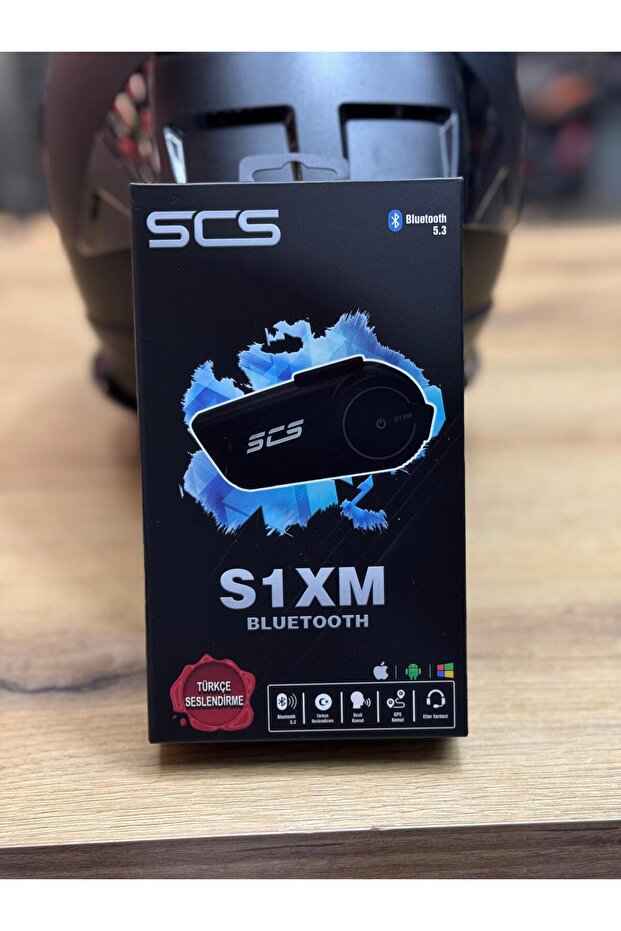 RAPID 2 RACE MAT SİYAH KASK SCS S1XM İNTERCOM - 5