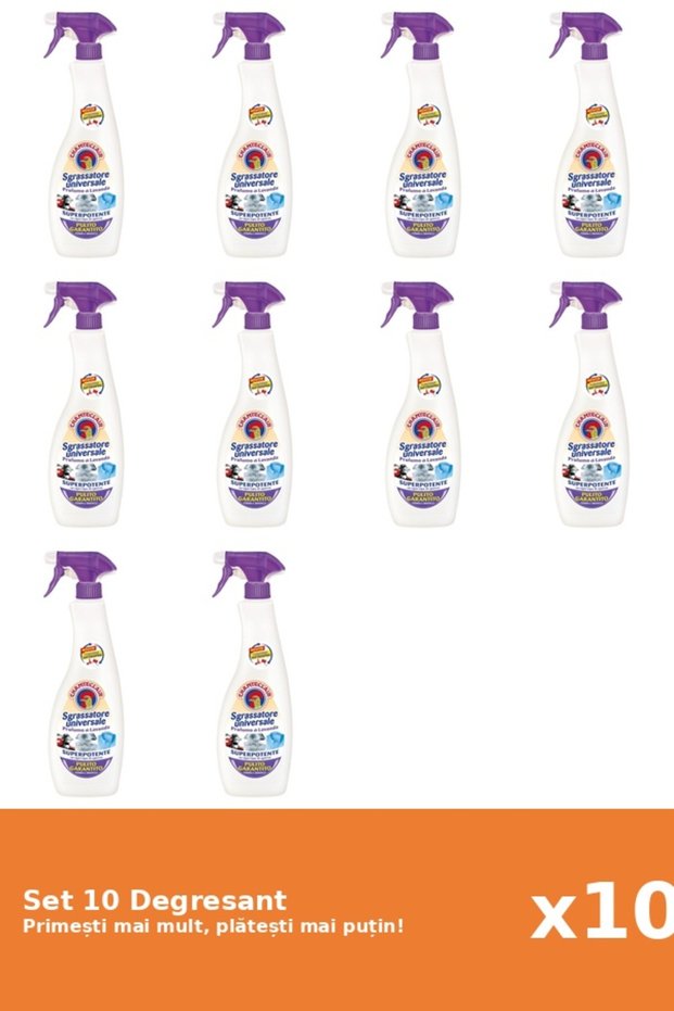 Set 10 Degresant Lavanda, 600 ml