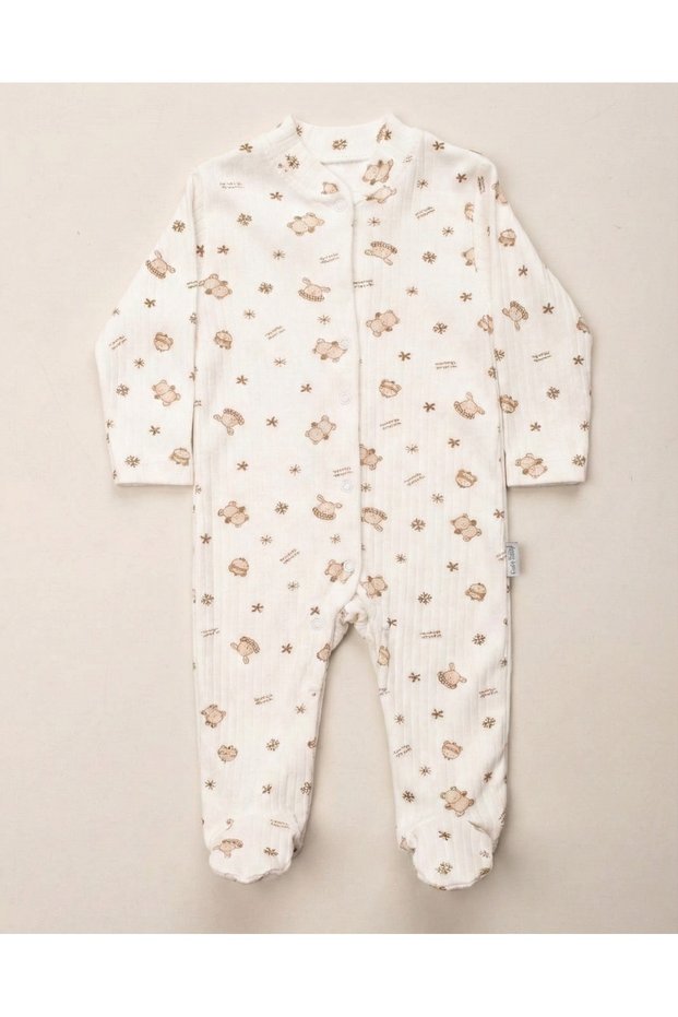 Girl Boy Newborn Baby Booties Snap-On Jumpsuit 3 Months 6 Months