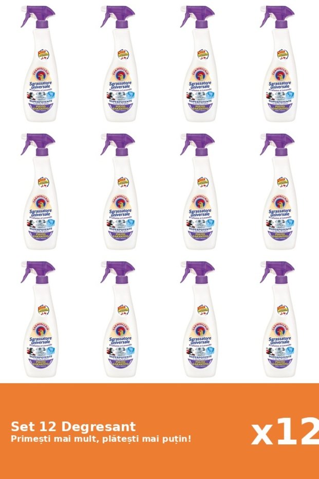Set 12 Degresant Lavanda, 600 ml