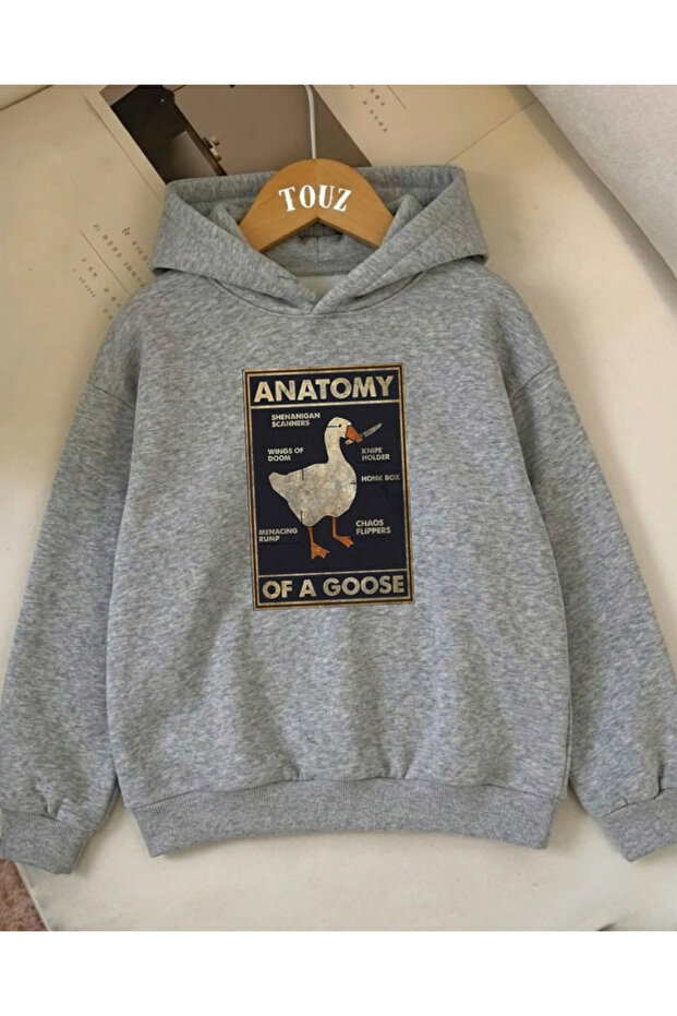 Duck Anatomy Kids 3 Thread Thick Sweet Hoodie