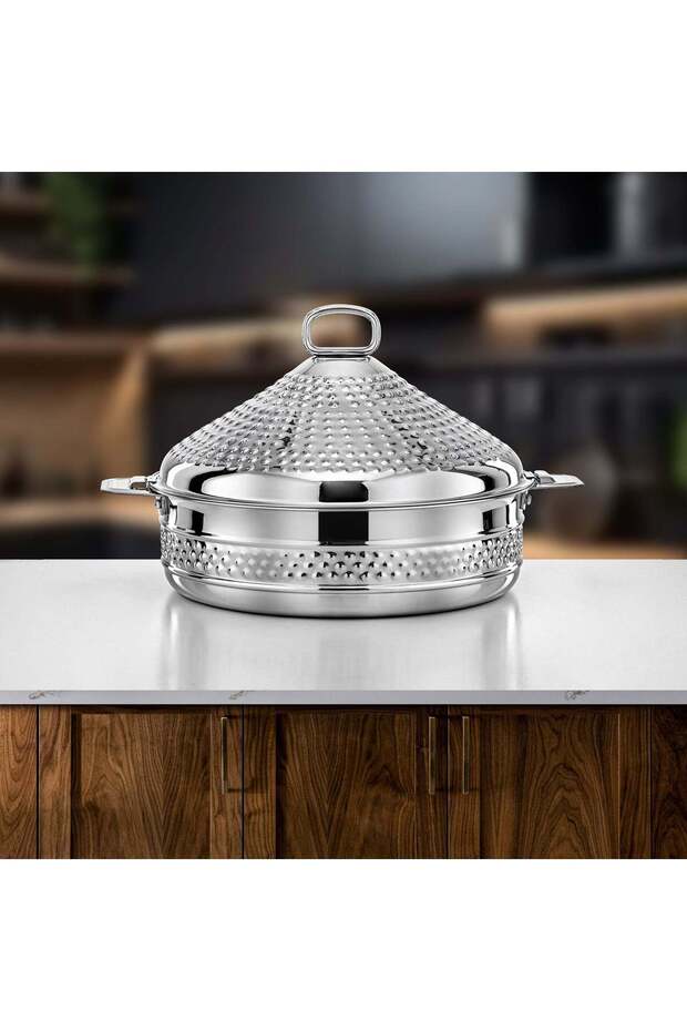 Hot Pot Stainless Steel 30 cm Silver – Abeer
