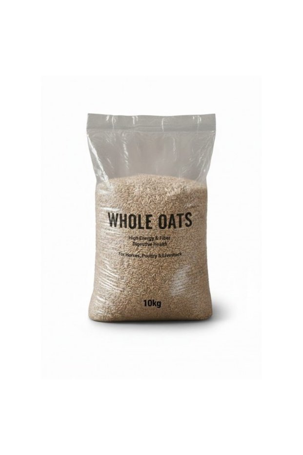 Premium Whole Oats – 100% Natural, High-Energy Livestock & Bird Feed | 10kg Bag