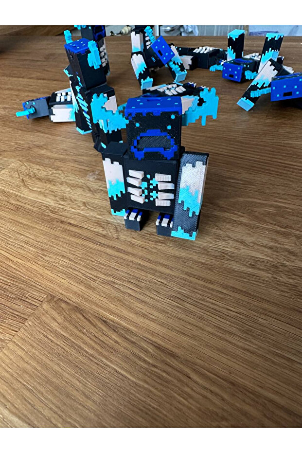 Minecraft Warden Figür 3d baskı - 3