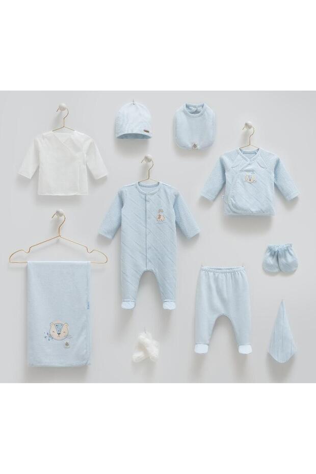 100% Cotton Good Baby 10-Piece Hospital Discharge Set Crml.Ze2009