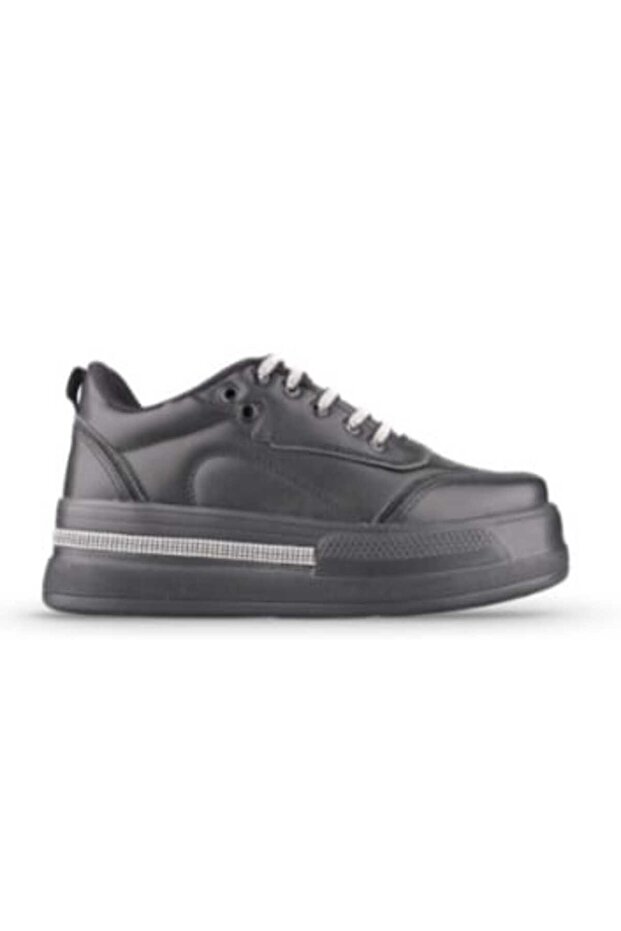 Mp 252-6306 Black Women's Lace-Up Sports Shoes