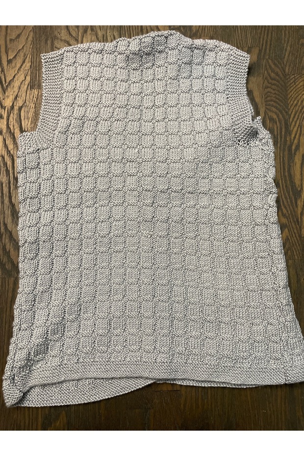 Yetişkin el örmesi yelek - 2