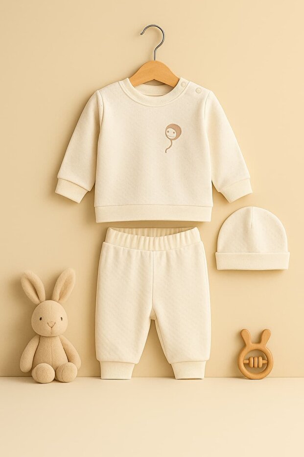 100% Organic Cotton 3-Piece Baby Set