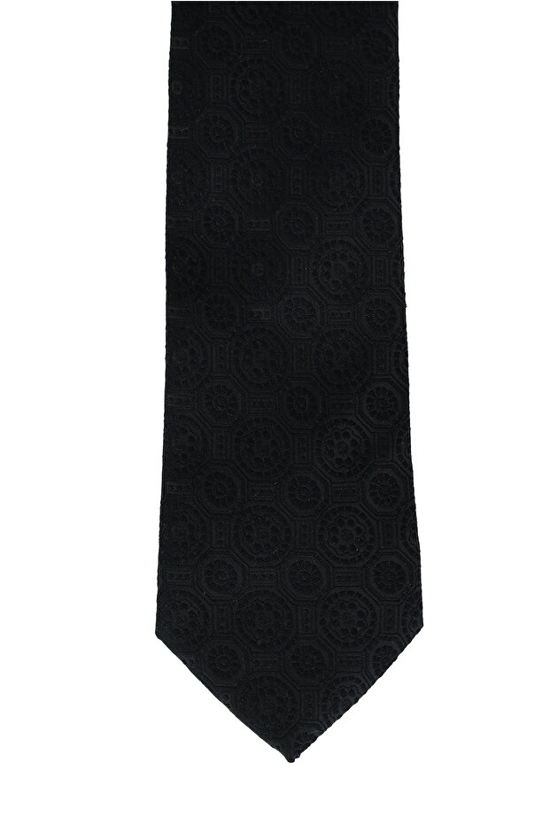 ربطة عنق من مزيج الحرير منقوشة - 2