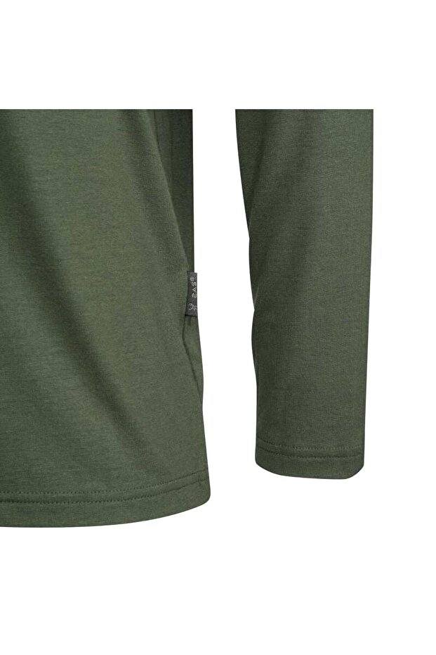 2asvermfbss24 Μπλουζάκι με μακριά μανίκια Vernon Χακί - 3