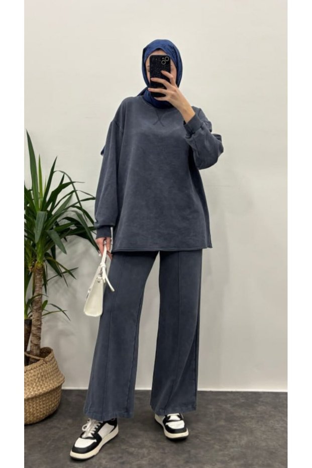 5234-9034 - Stylish Comfortable 2 Thread Soft Wash Casual Women's Set