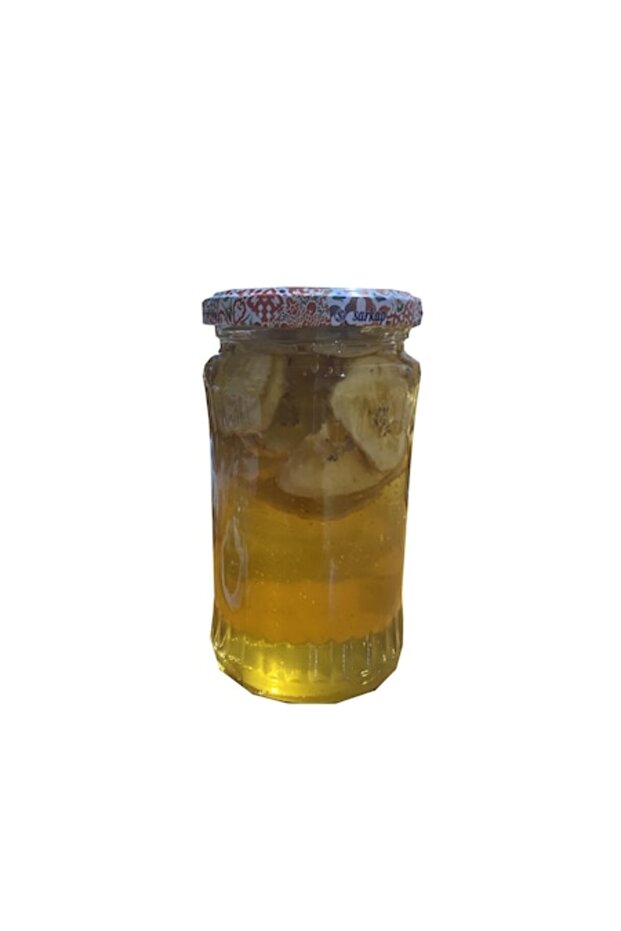 Miere de munte cu banane uscate 480g