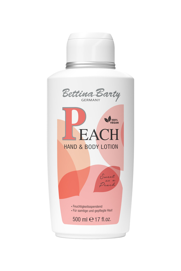 Peach Hand & Body Lotion - Peach Extract Moisturizing Hand & Body Lotion 500 ml