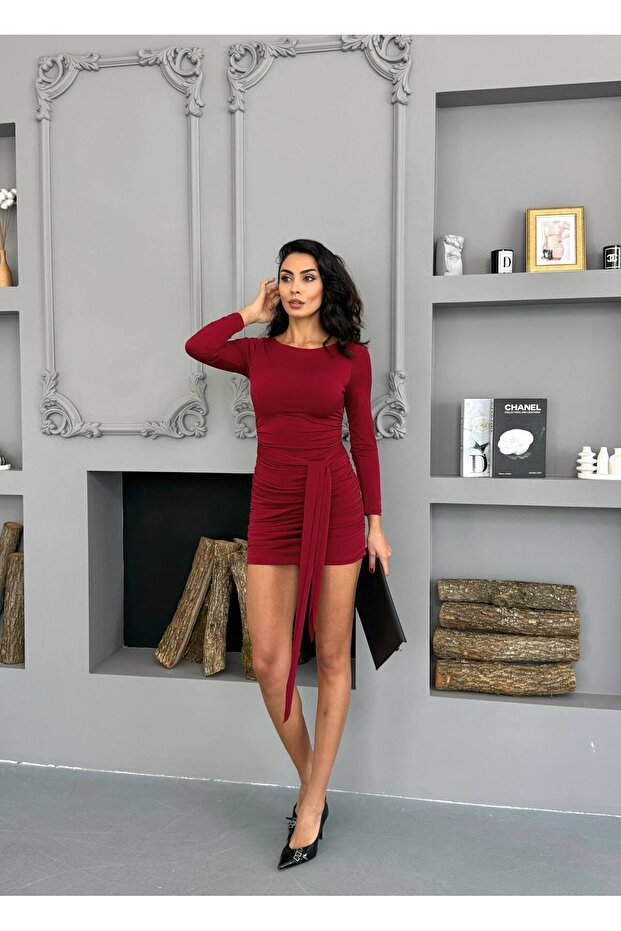 Bağlama Sandy Elbise - 3