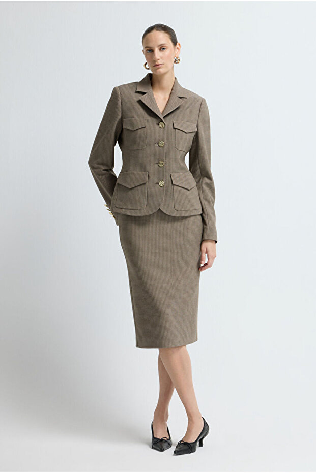 Kolsuz Dar Elbise - 4