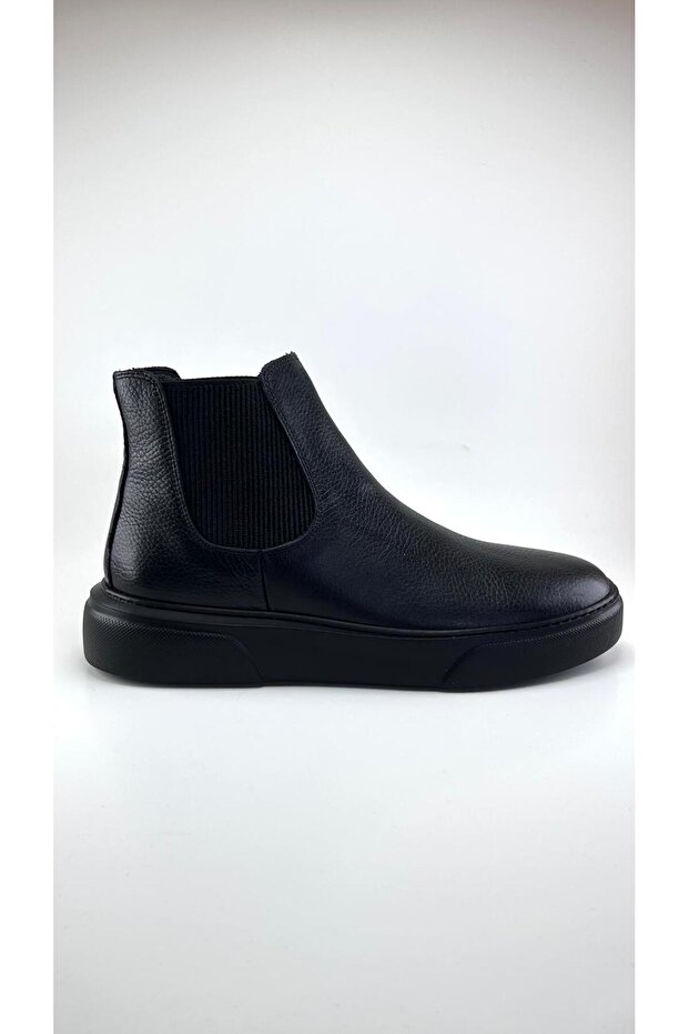 Premium Quality Genuine Leather Men's Chelsea Winter Boots - Ultra Comfort Eva Sole