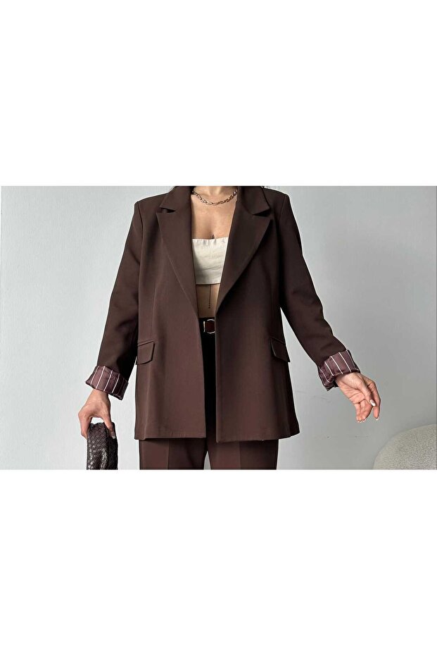 Blazer Jacket (Striped Lining) - 1