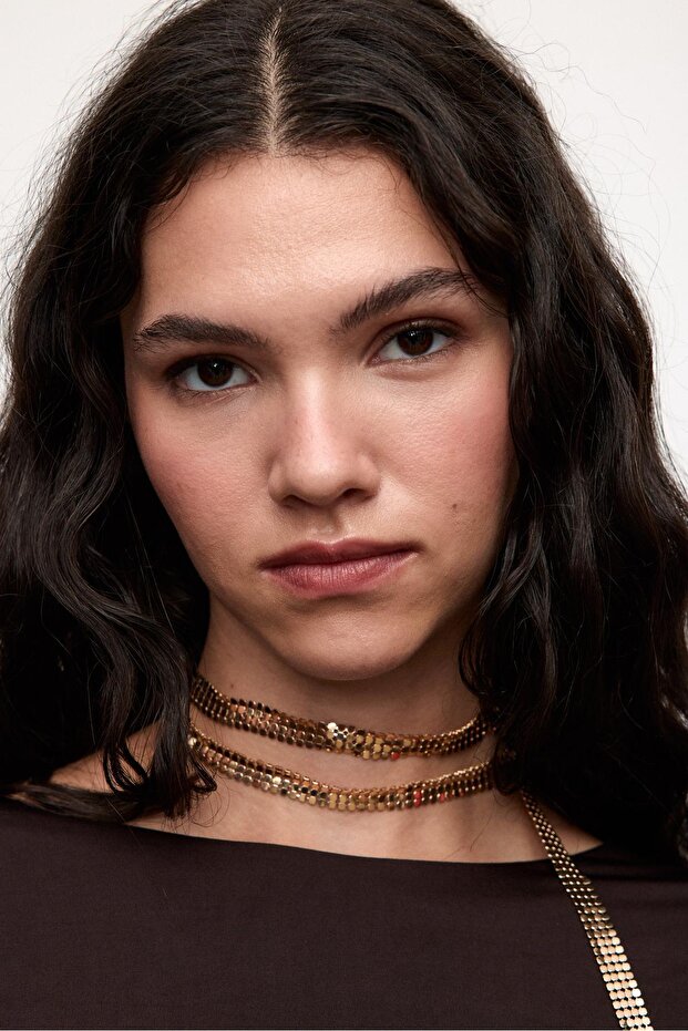 Uzun örgü kement kolye - 2