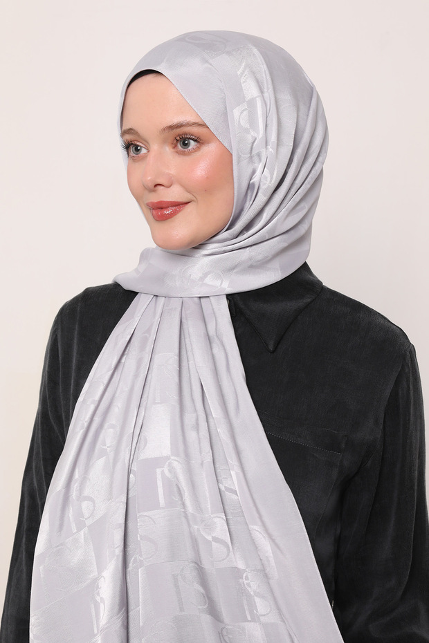 شال جاكار حريري بنمط LS - 3