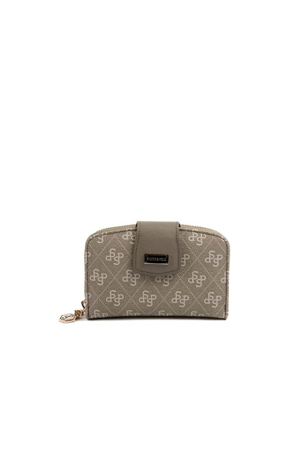 Y.Yeşil - Y.Yeşil Monogram Women's Wallet and Card Holder Sp874