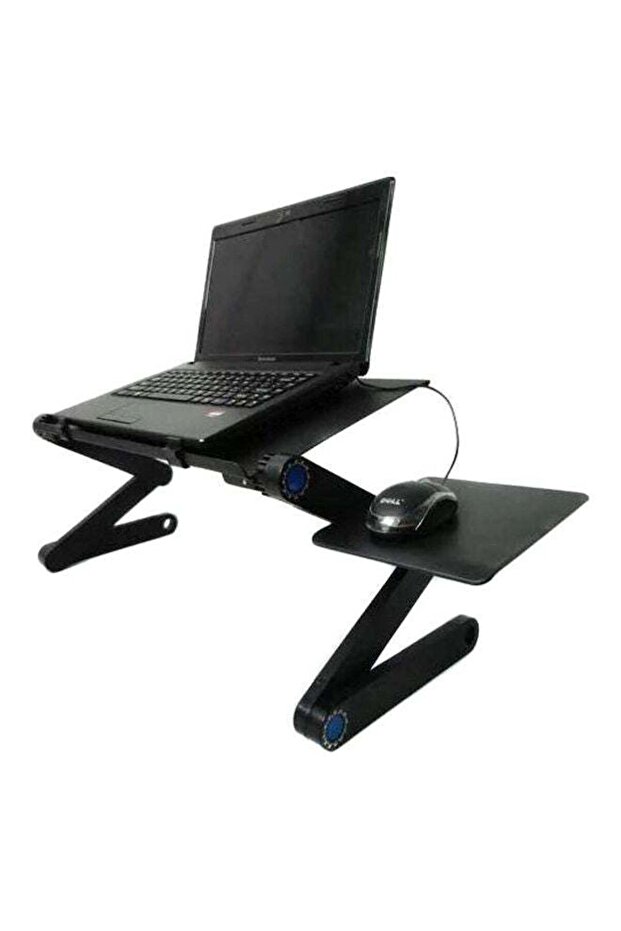 طاولة إلكترونية قابلة للطي باللون الأسود - 1