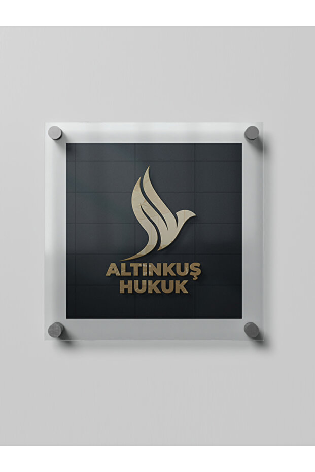 Pleksi Avukat Kapı Tabelası - 1