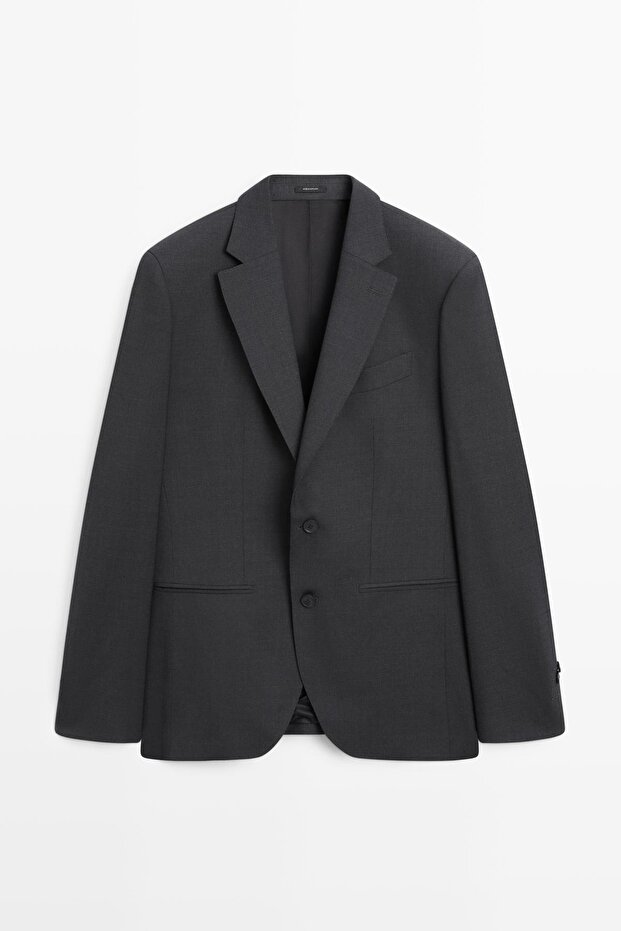 %100 yün klasik blazer - 5