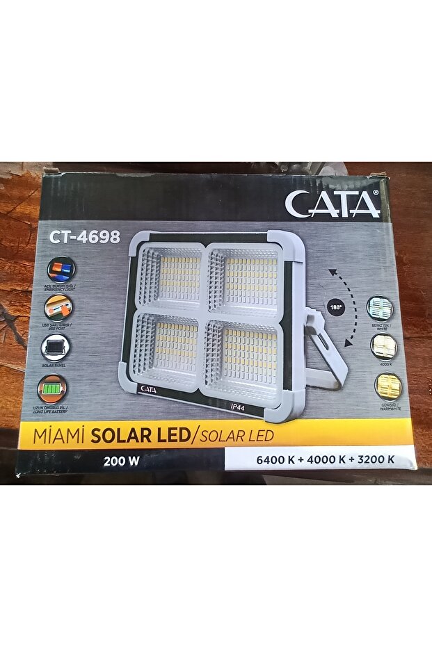 Solar LED projektör şarjlı - 1