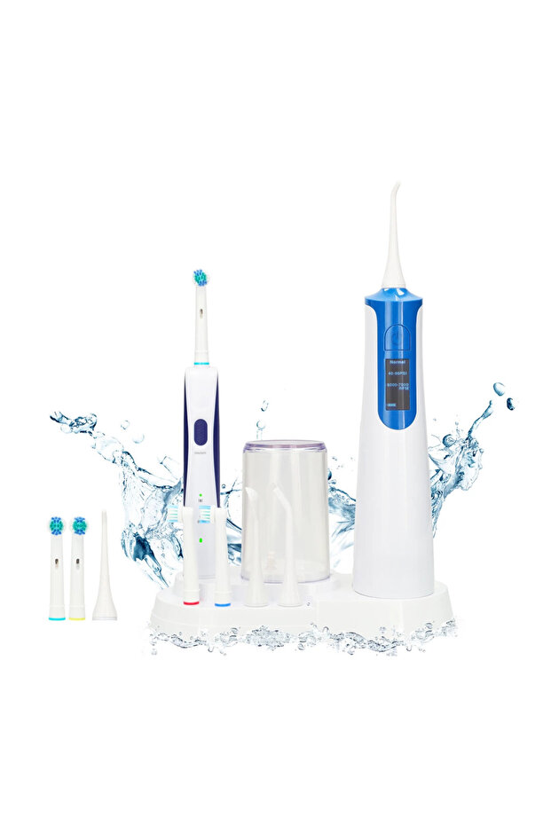 Electric Toothbrush and Water Flosser Kit