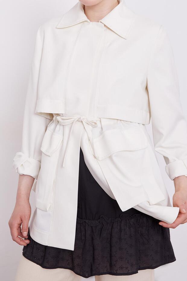 Black Ruffled Undershirt - 4