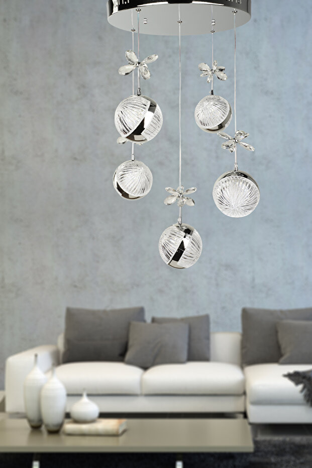 Volt 5.Li Avize Krom Kaplama - 1