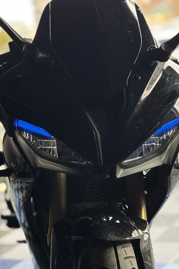 Colorful Headlight Film Headlight Design Sticker Compatible with Daytime Led for Rks Srk125 Racing Model