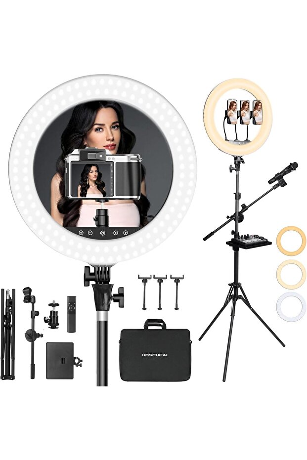 Professional Ring Light Ring with Tripod 18" - 1