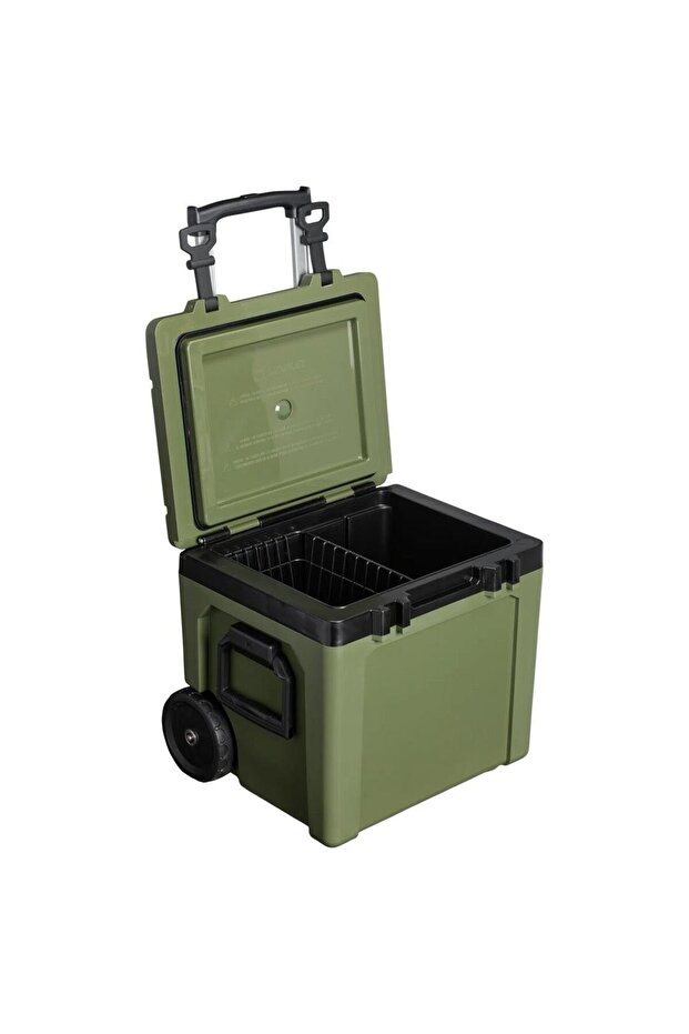 The Easy-Carry Outdoor Wheeled Cooler 47L / 50QT Dried Pine Tekerlekli Soğutucu - 3